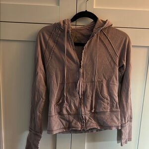 Women's Mauve Hooded Jacket
